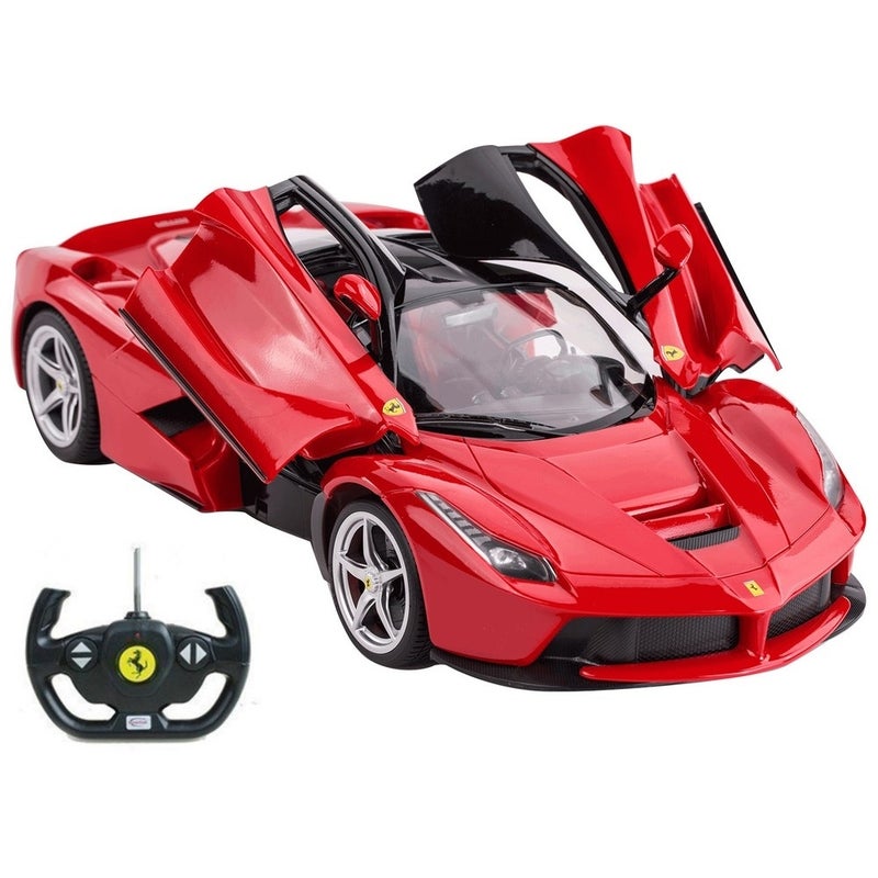 Rastar - Ferrari LaFerrari 1/14 Diecast Vehicle with Remote Control - Red - 50100 - Image 1